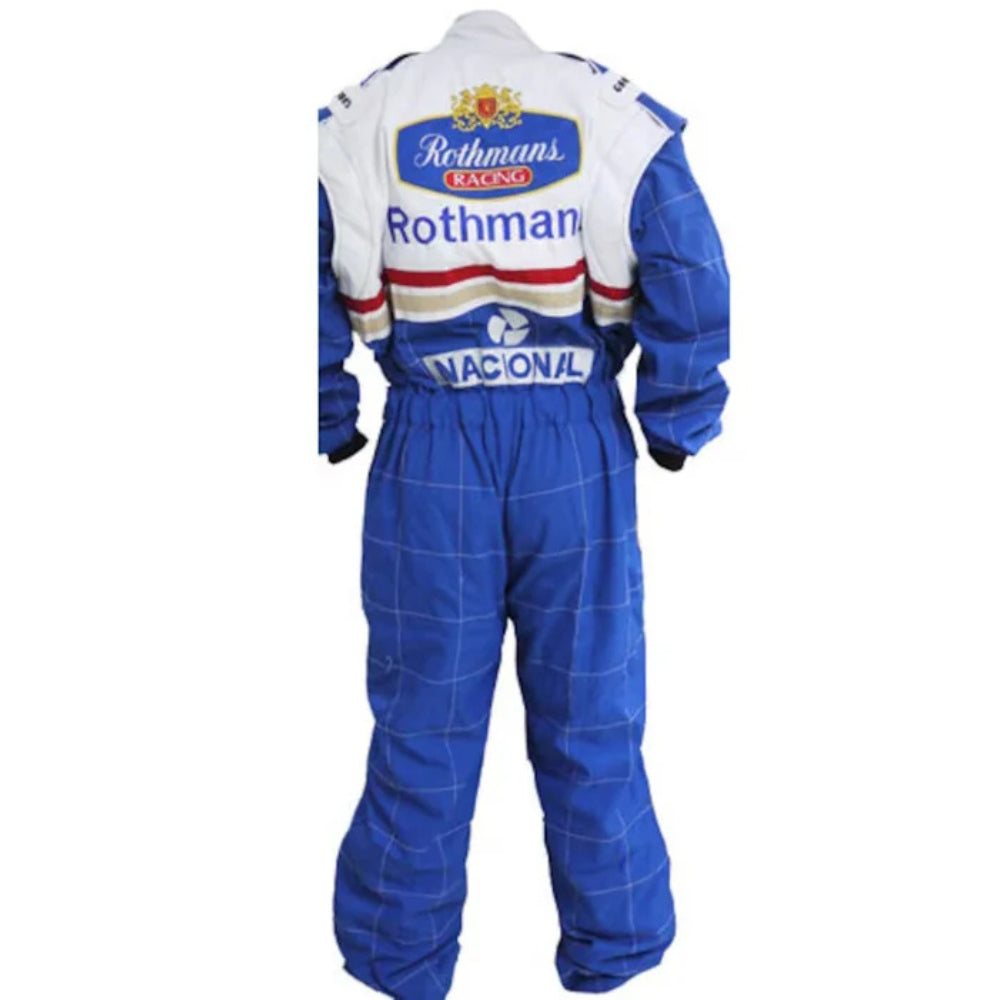 Ayrton Senna F1 Embroidered Racing Suit