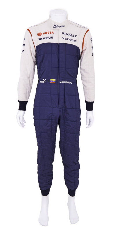 Réplique du costume F1 Pastor Maldonado Williams 2013