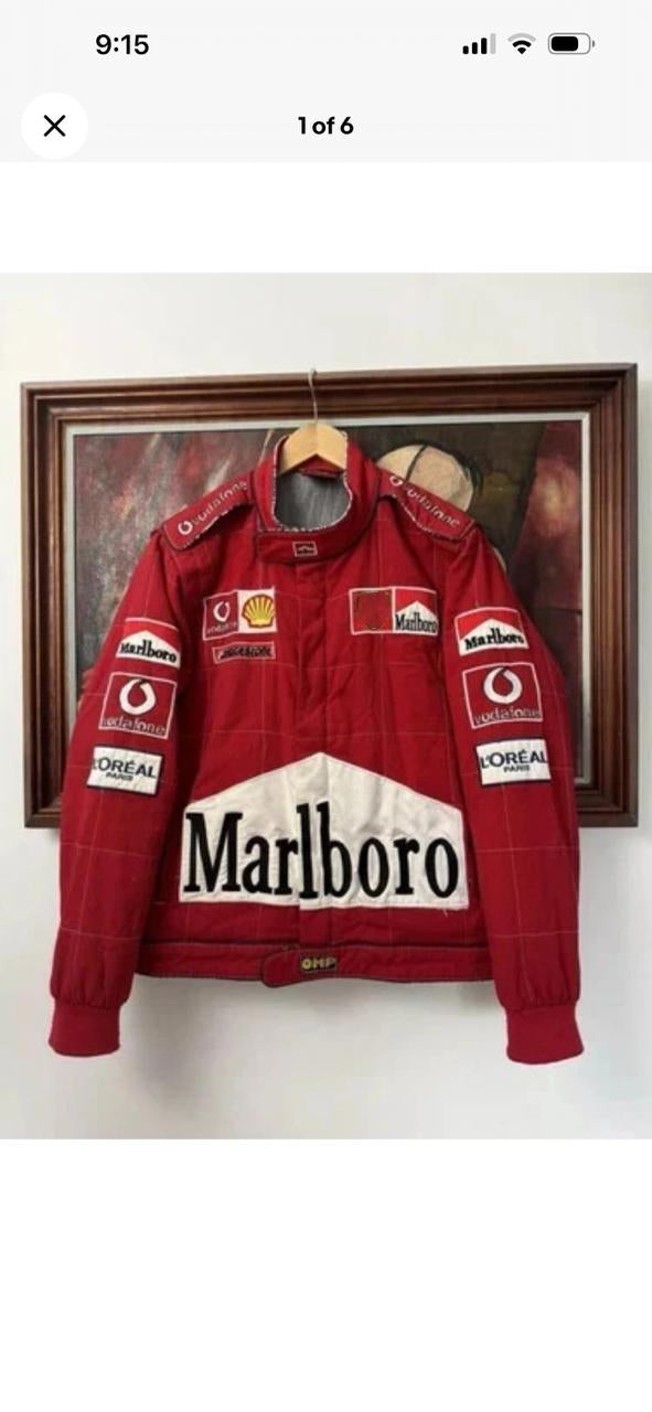 Vintage Style Embroidered Racing Jacket | Unisex