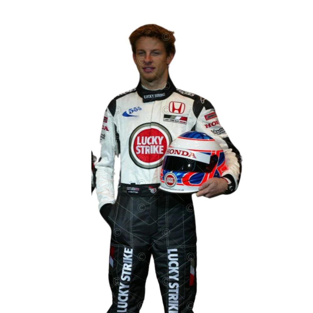 Combinaison de course Jenson Button BAR F1 des années 2003