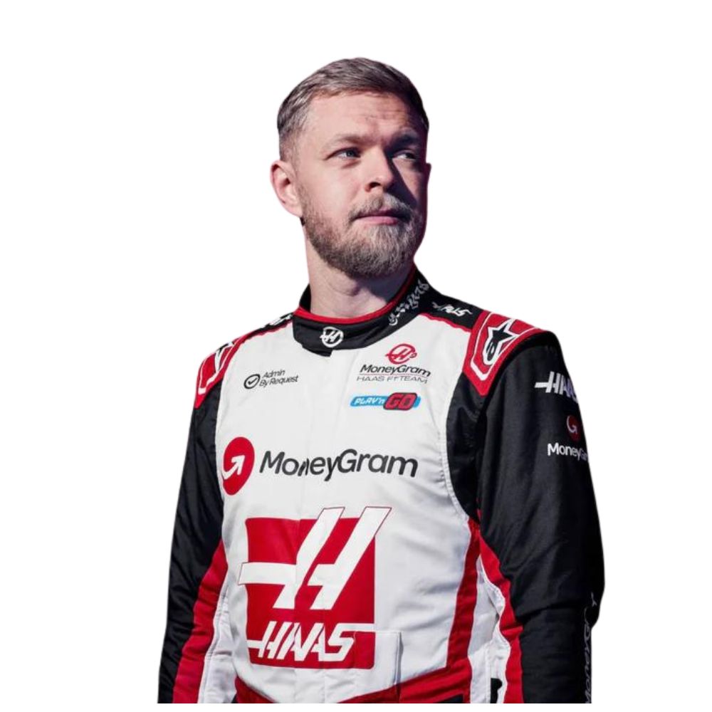Costume de course de Formule 1 Kevin Magnussen Haas 2024