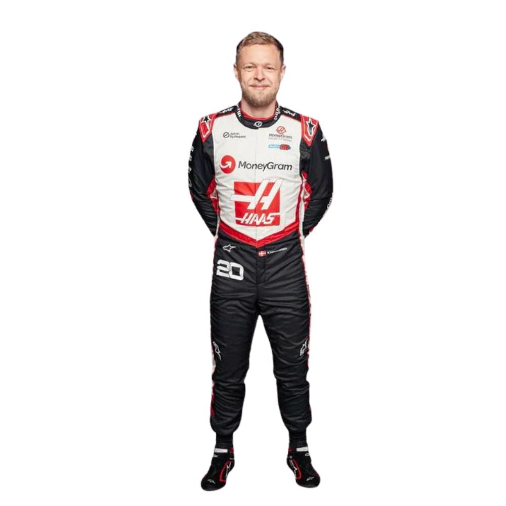 Costume de course de Formule 1 Kevin Magnussen Haas 2024