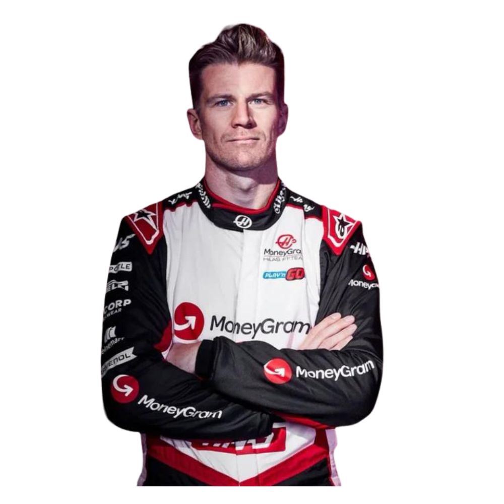 Formel 1 Rennkostüm Nico Hülkenberg Haas 2024