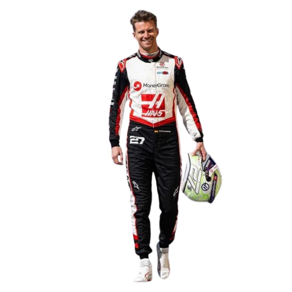 Formel 1 Rennkostüm Nico Hülkenberg Haas 2024