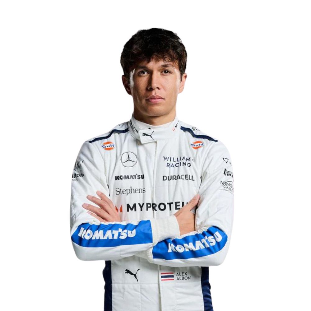 Costume de course de Formule 1 Alex Albon Williams 2024