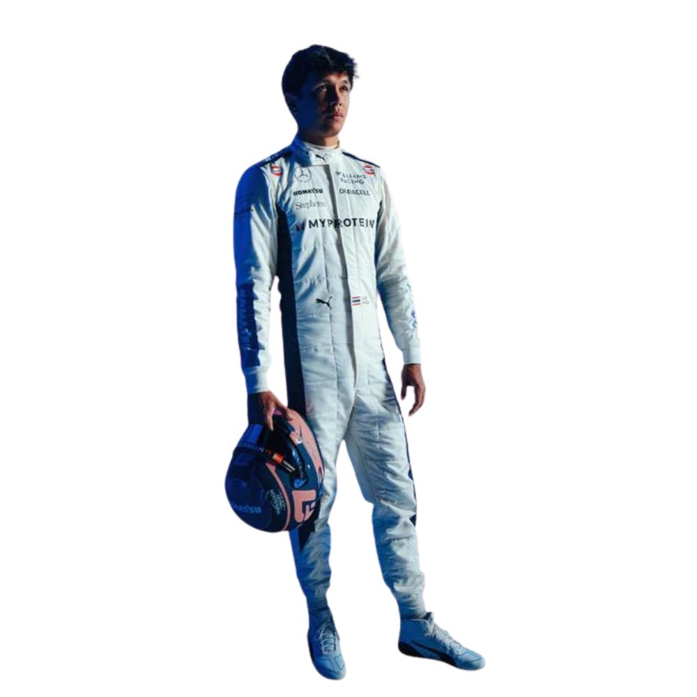Costume de course de Formule 1 Alex Albon Williams 2024