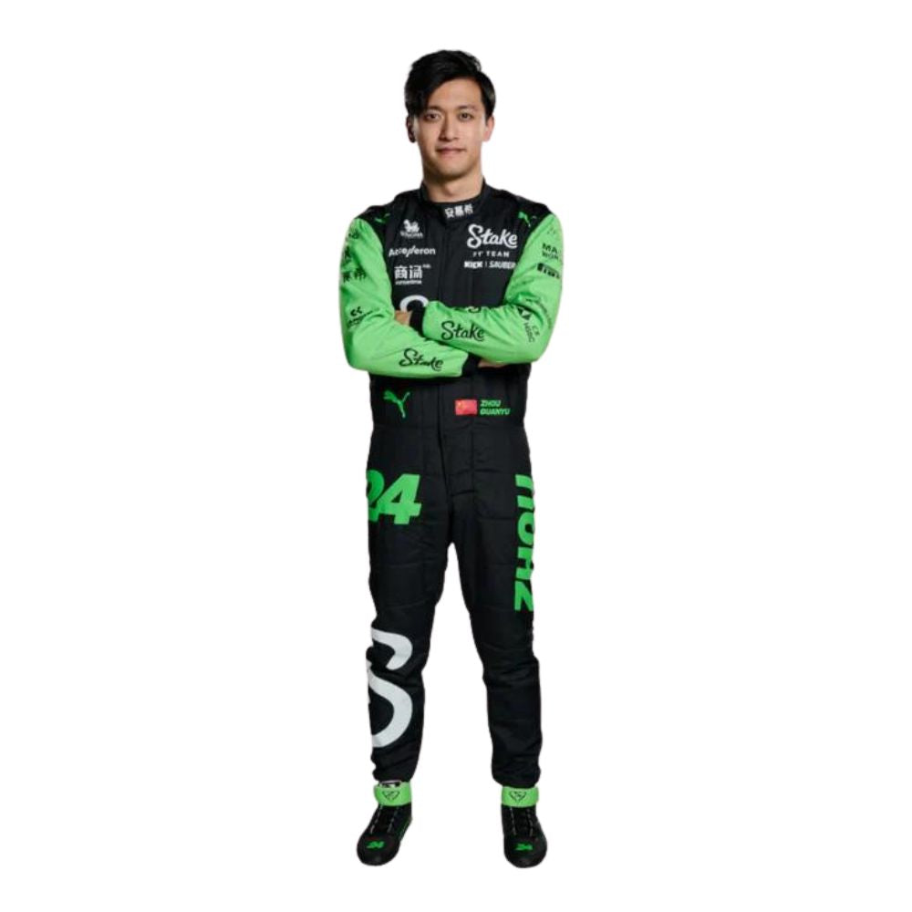 Formel-1-Rennkostüm Zhou Guanyu Alfa Romeo 2024