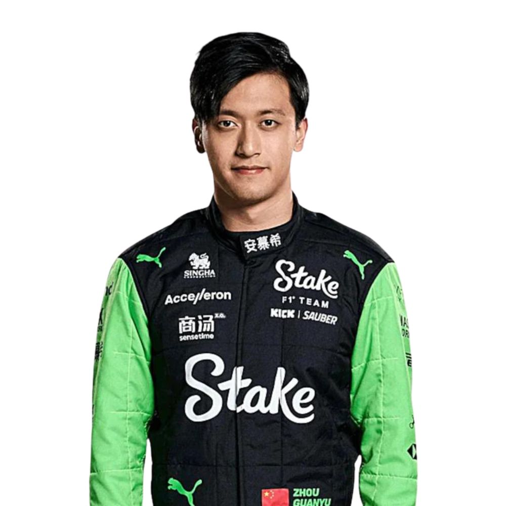 Formel-1-Rennkostüm Zhou Guanyu Alfa Romeo 2024