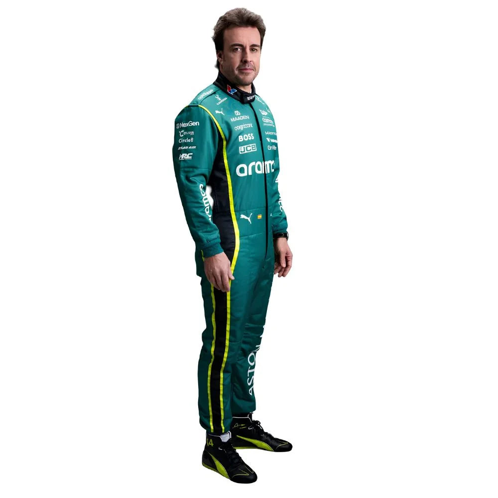 Fernando Alonso 2026 F1 Rennanzug-Nachbildung – Aston Martin