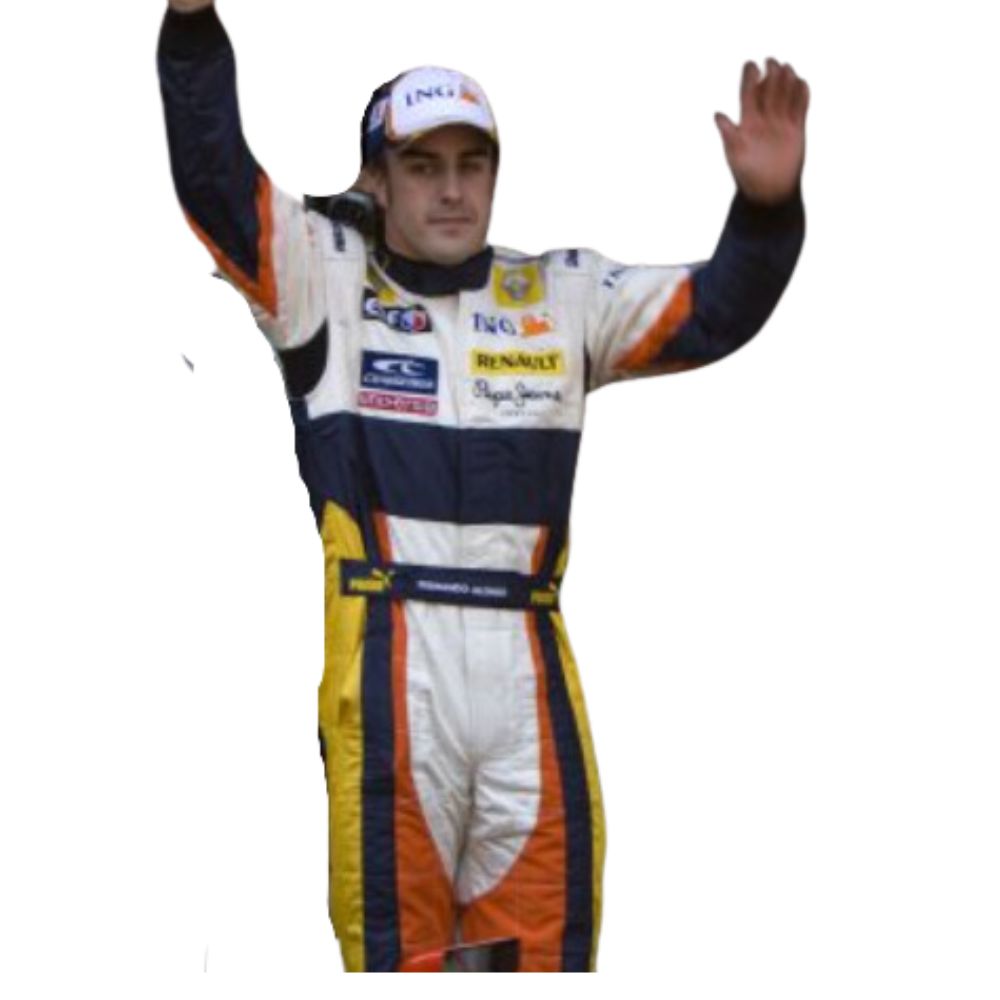 Renault : Combinaison de course F1 de Fernando Alonso 2008