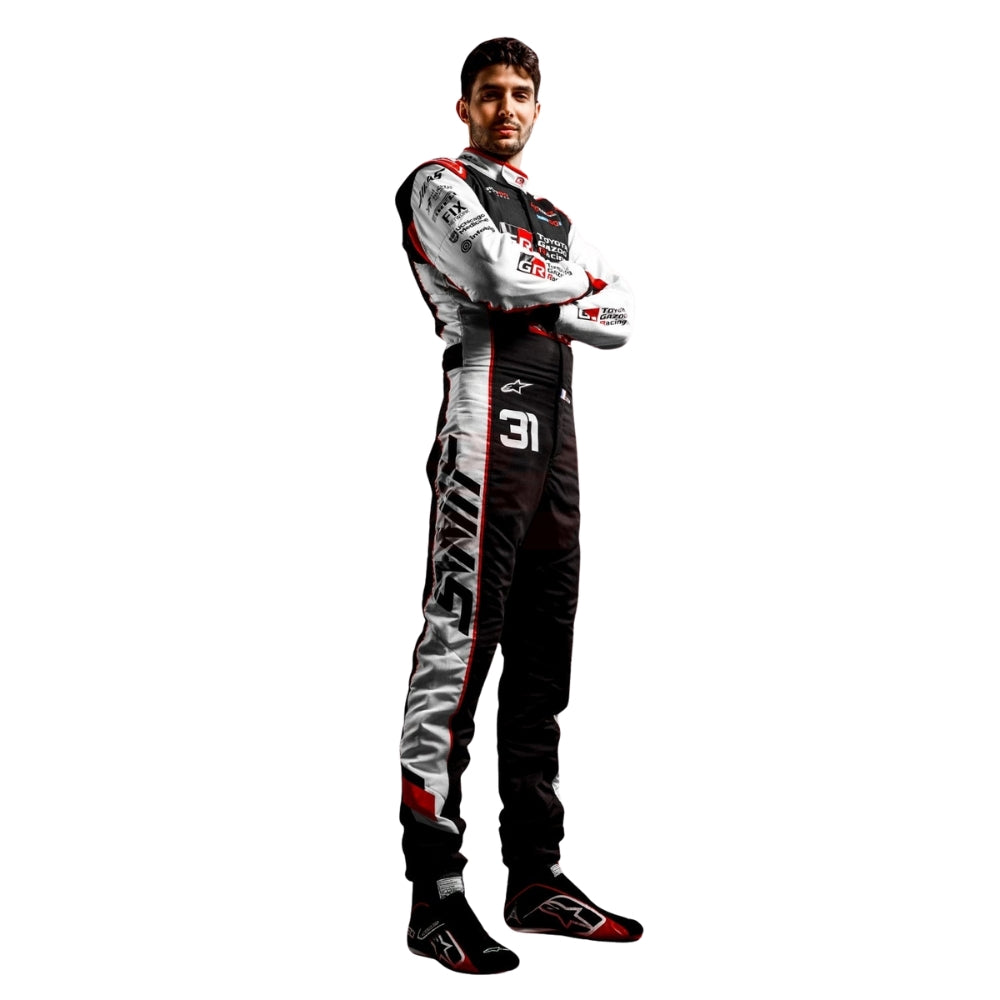 Haas 2026 F1 Race Suit Esteban Ocon