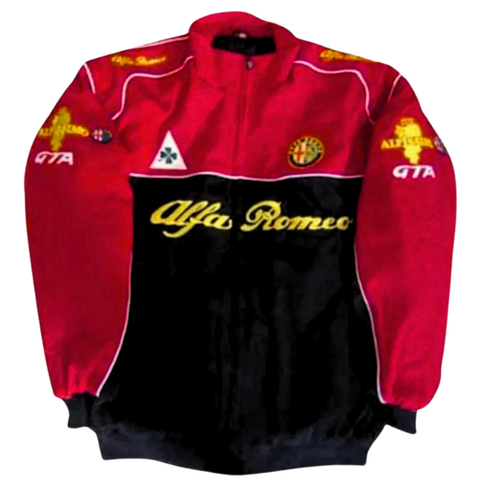Vintage Style Alfa Romeo F1 Racing embroidery Jacket