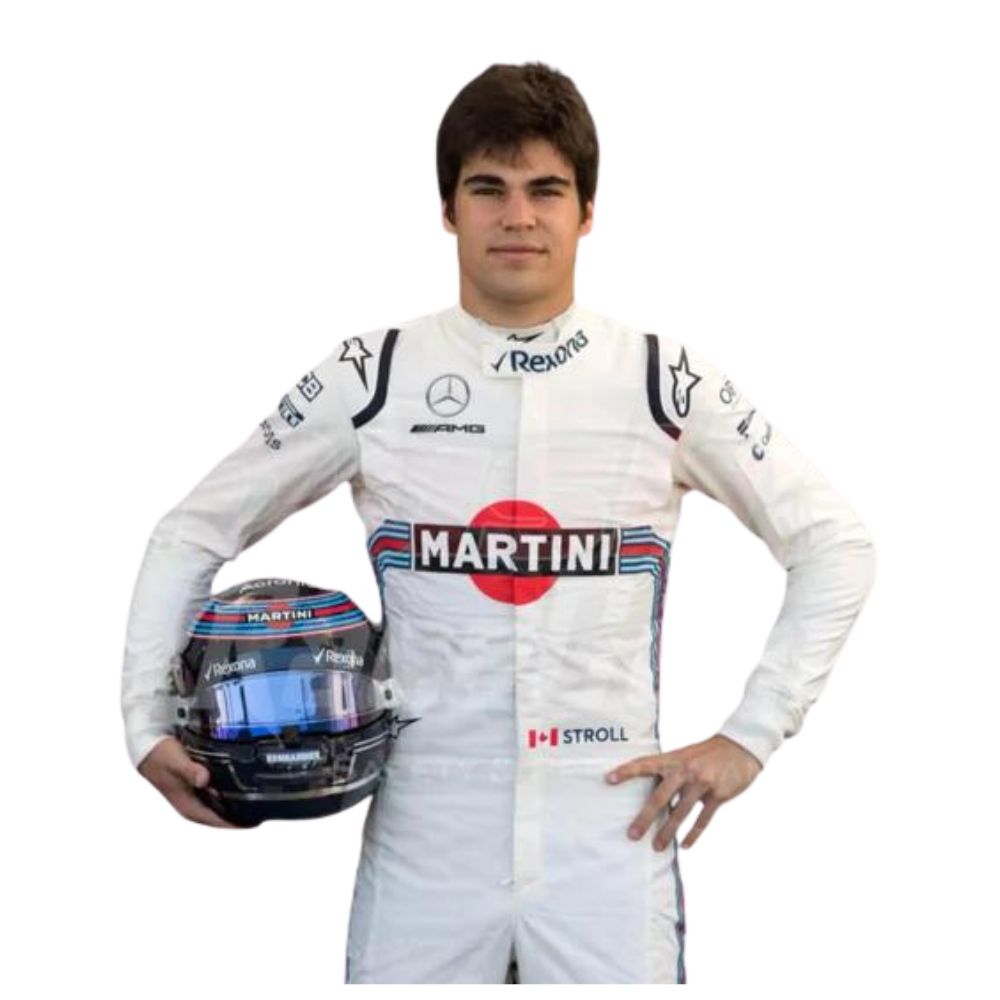 Réplique de la combinaison de course F1 Lance Stroll Williams 2018