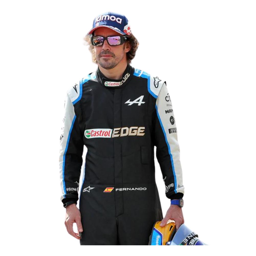 F1 Race Suit Fernando Alonso Alpine 2021 – Pulse Racegear