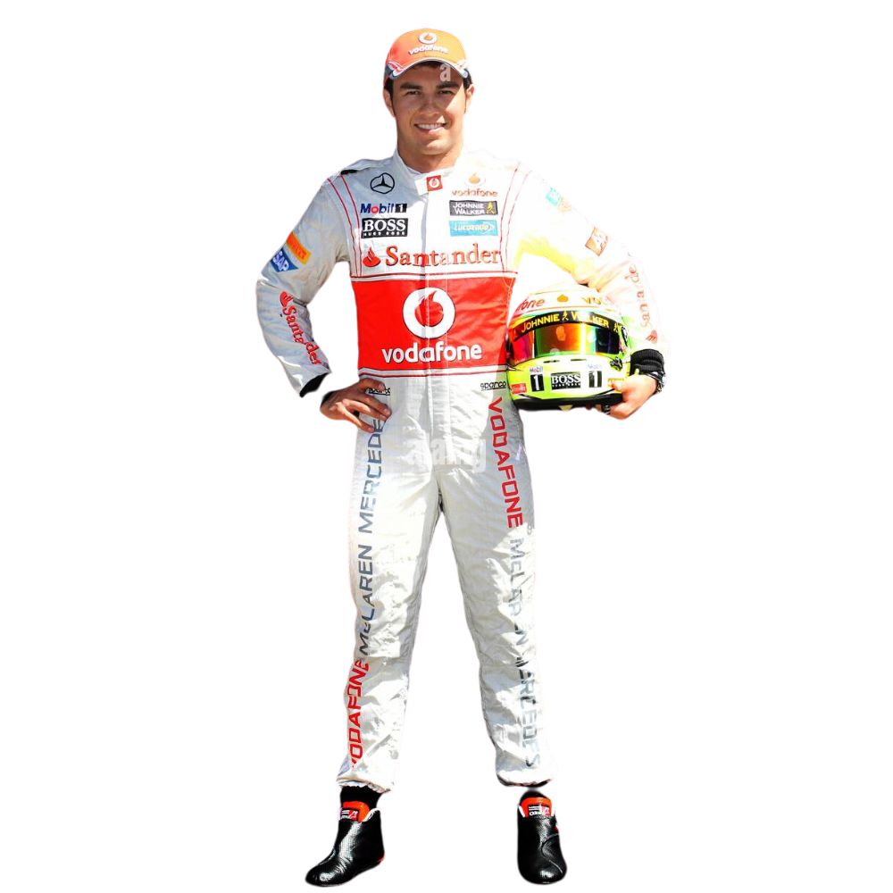 Réplique du costume de Formule 1 Sergio Perez Mclaren 2013