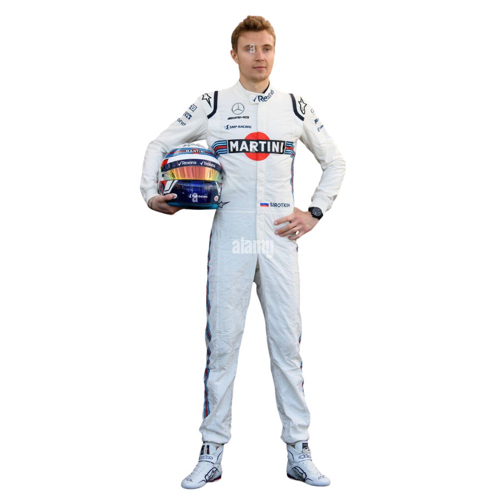 F1 Race Suit Replica Sergey Sirotkin Williams 2018 – Pulse Racegear
