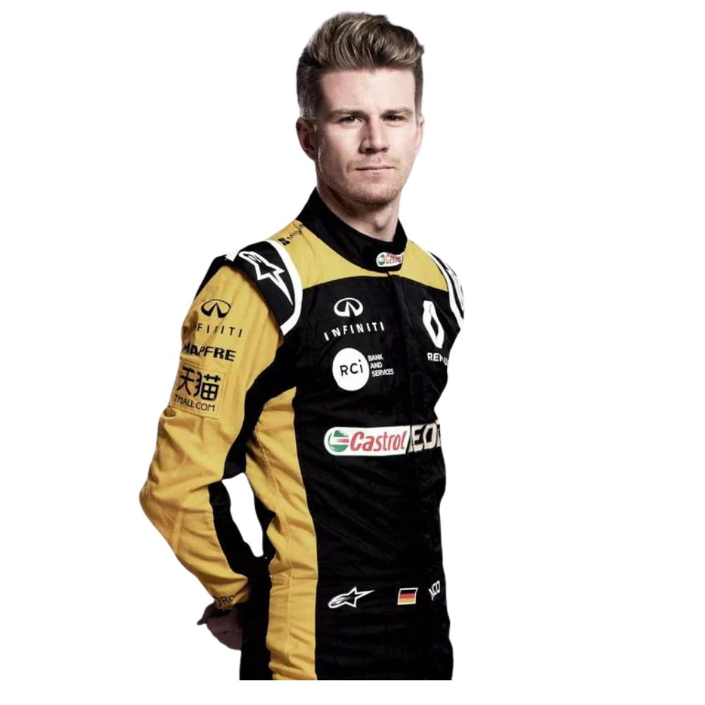 Réplique de la combinaison de course de Formule 1 de Nico Hülkenberg Renault 2018