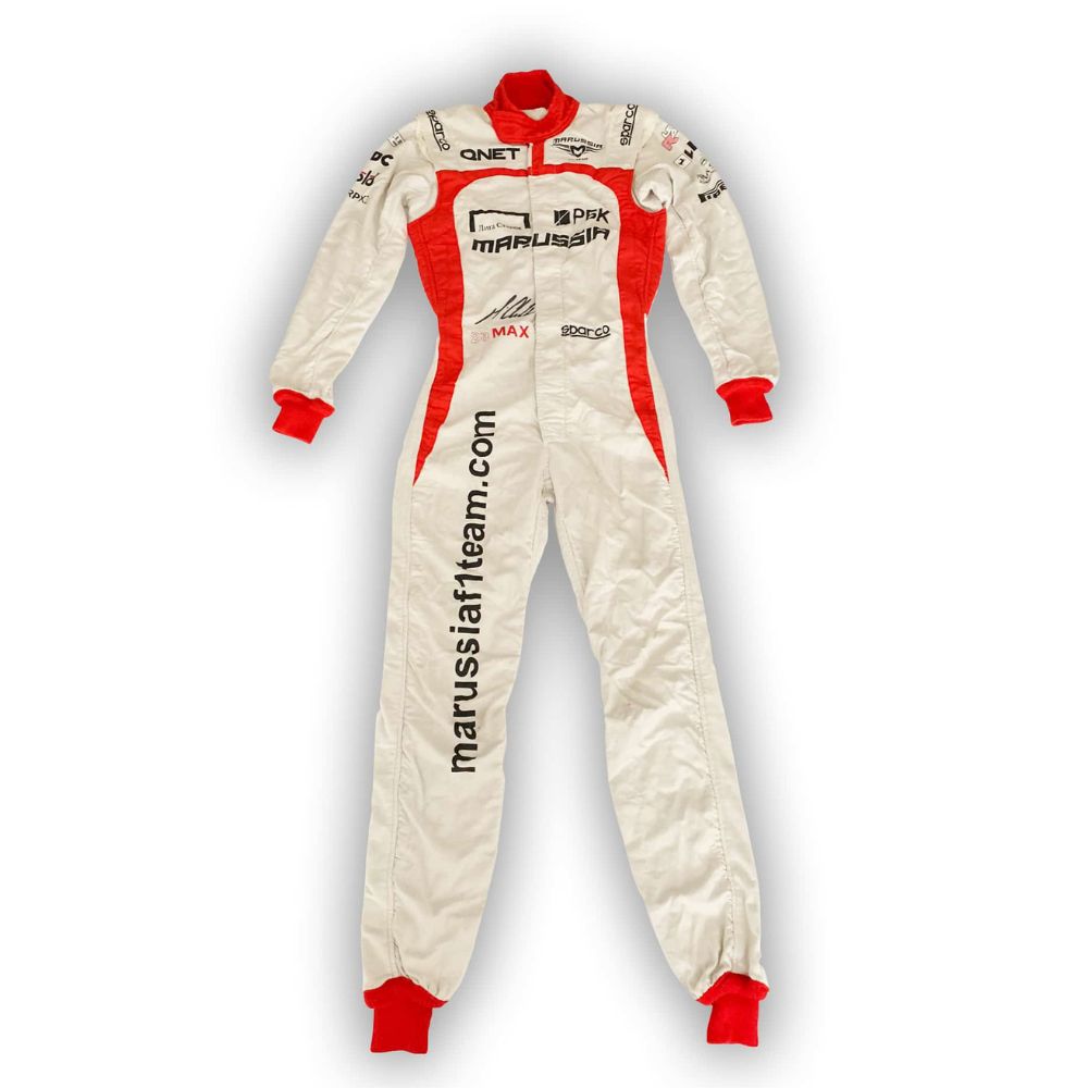 Costume de course F1 Max Chilton Marussia 2013