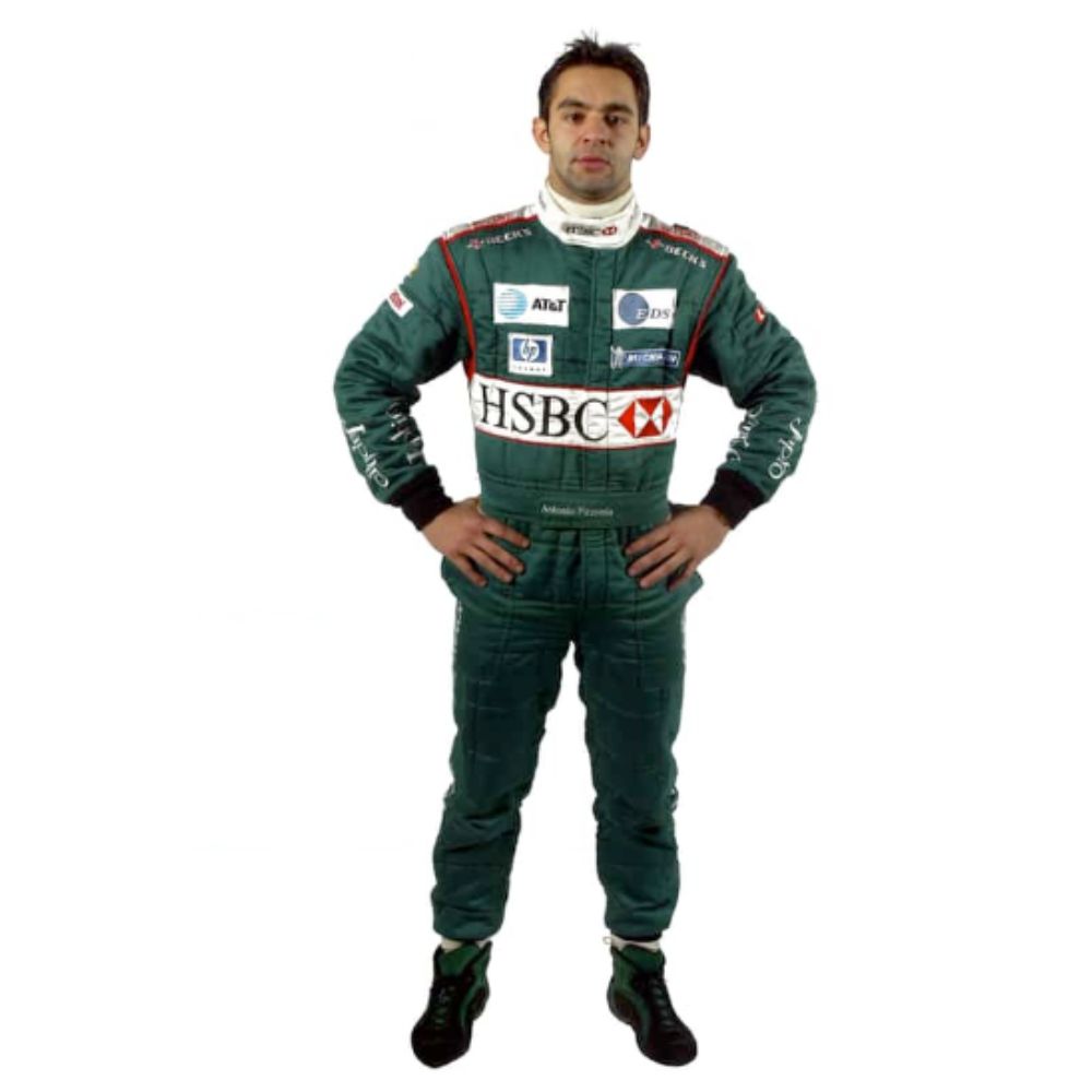 Combinaison de course Jaguar F1 Antonio Pizzonia des années 2003