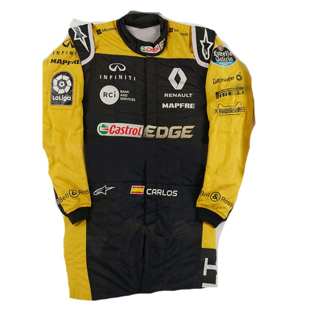 Veste Renault Sport F1 Team Le Coq Sportif 2018 - Taille XL - Noir Et Jaune