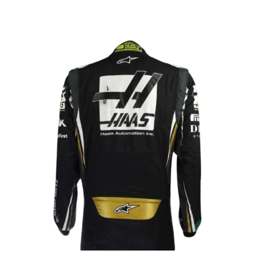 Costume de course de Formule 1 Romain Grosjean Haas 2019