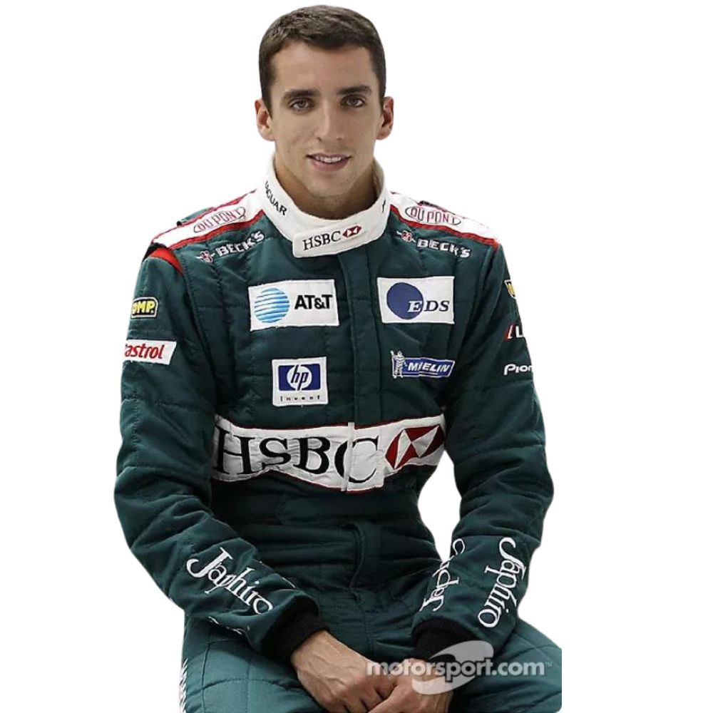 Combinaison de course Jaguar F1 de Justin Wilson des années 2003