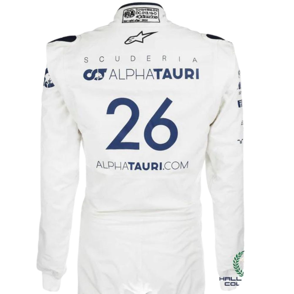 Réplique du costume F1 de Daniil Kvyat AlphaTauri 2020