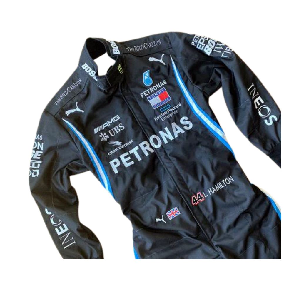 Costume de course de Formule 1 2020 Lewis Hamilton Mercedes