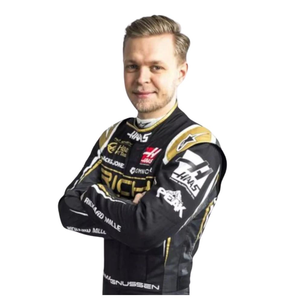 Costume de course de Formule 1 Kevin Magnussen Haas 2019