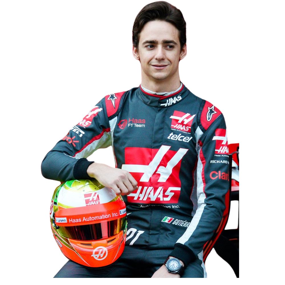 Costume Formula 1 Racing Esteban Gutiérrez Haas 2016