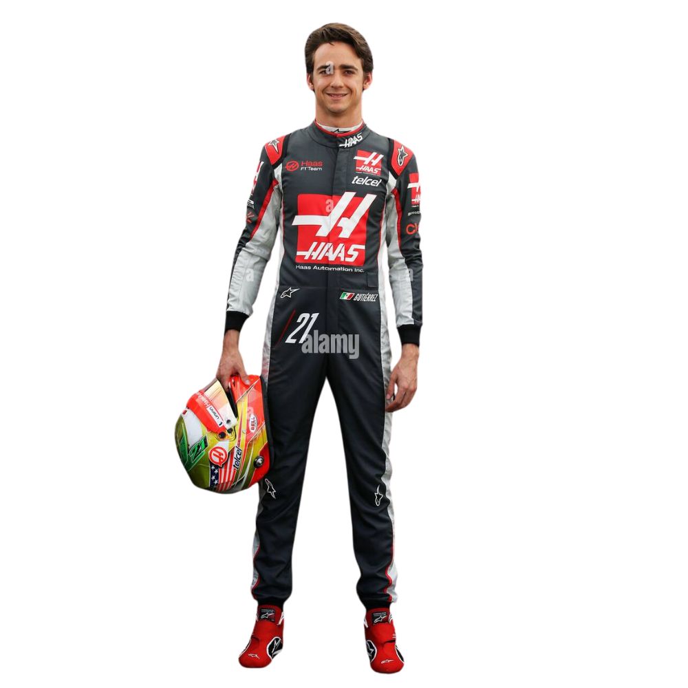 Costume Formula 1 Racing Esteban Gutiérrez Haas 2016