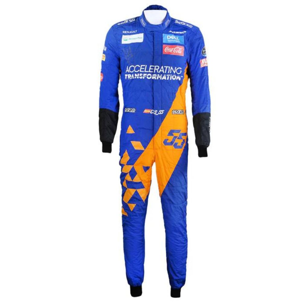 Costume Réplique Course F1 Carlos Sainz Mclaren 2019