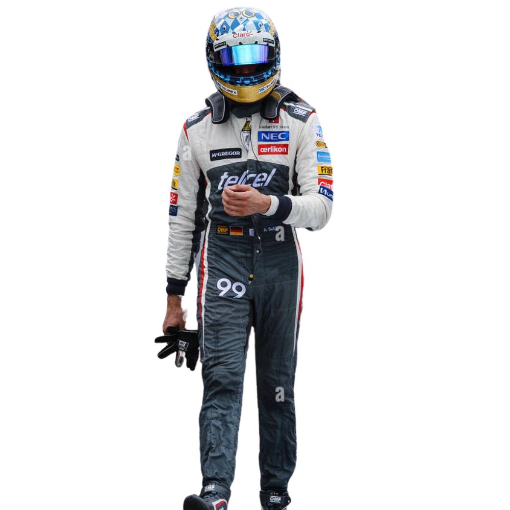 Combinaison de course de Formule 1 Adrian Sutil Sauber 2014