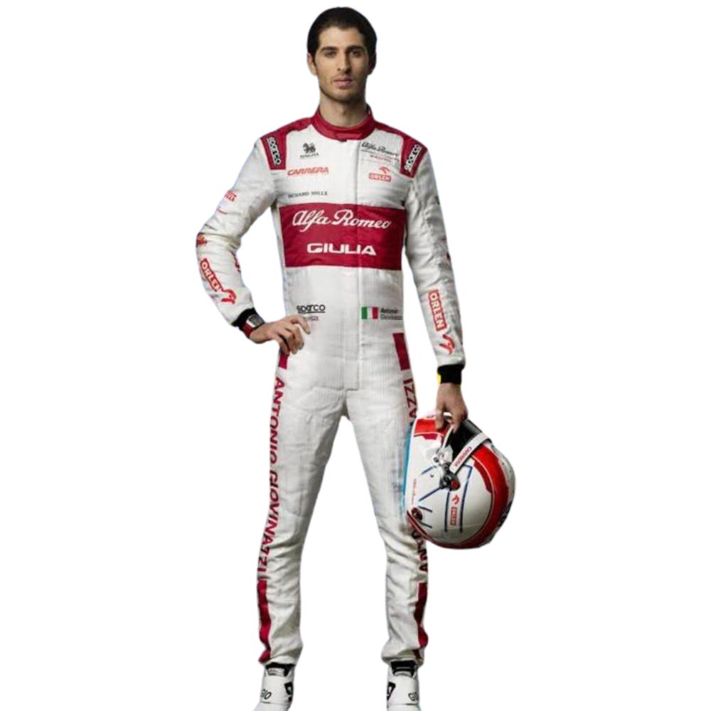 Réplique du costume F1 d'Antonio Giovinazzi Alfa Romeo 2020