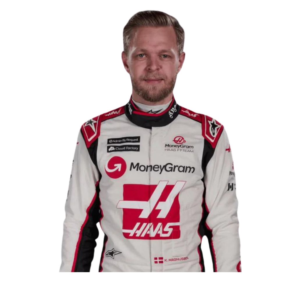 Réplique du costume F1 de Kevin Magnussen Haas 2023