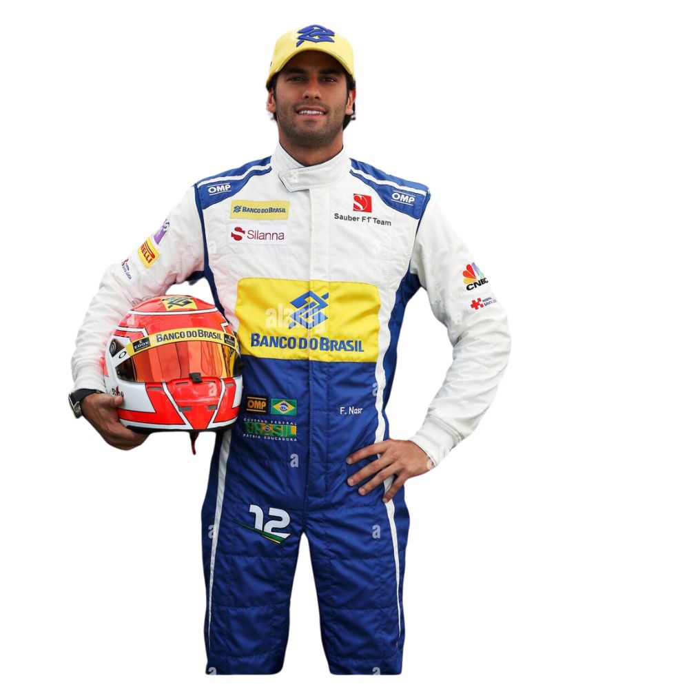 Costume Formula 1 Racing Felipe Nasr Sauber 2016