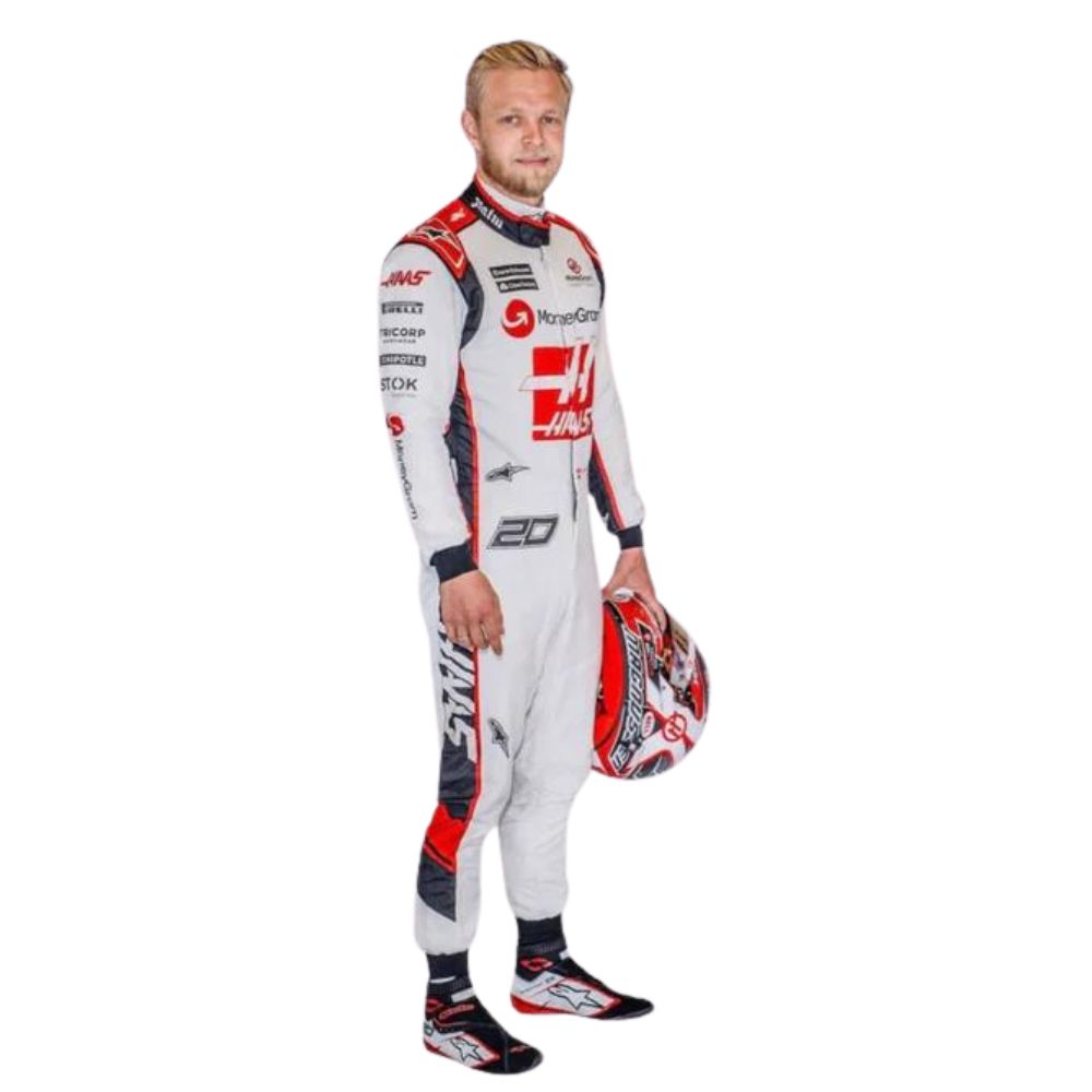 Réplique du costume F1 de Kevin Magnussen Haas 2023