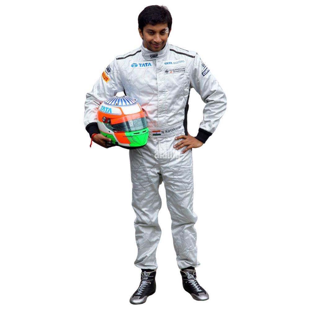 Combinaison de course de Formule 1 Narain Karthikeyan HRT 2011