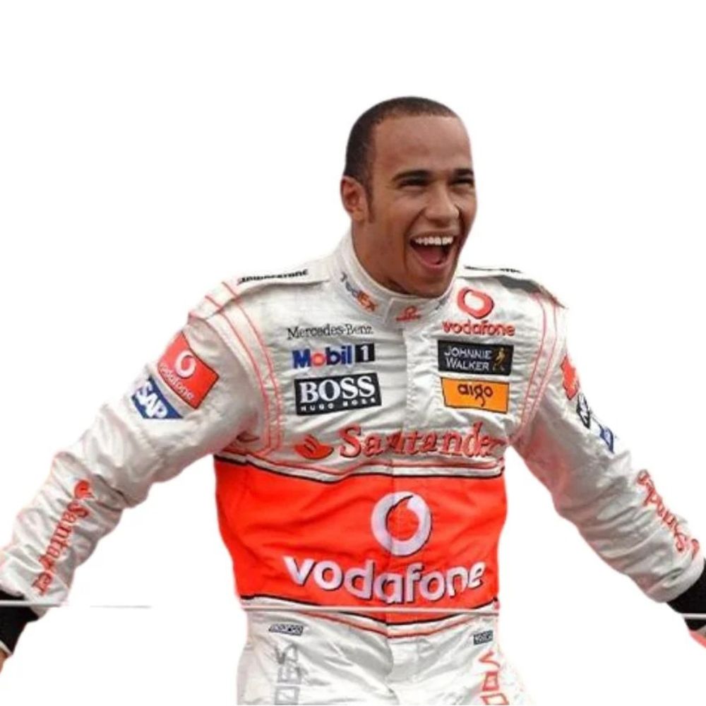 Lewis Hamilton Bestickter F1-Rennanzug 2008