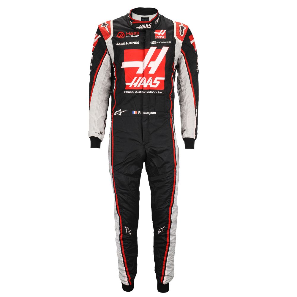 Réplique du costume F1 de Romain Grosjean Haas 2020