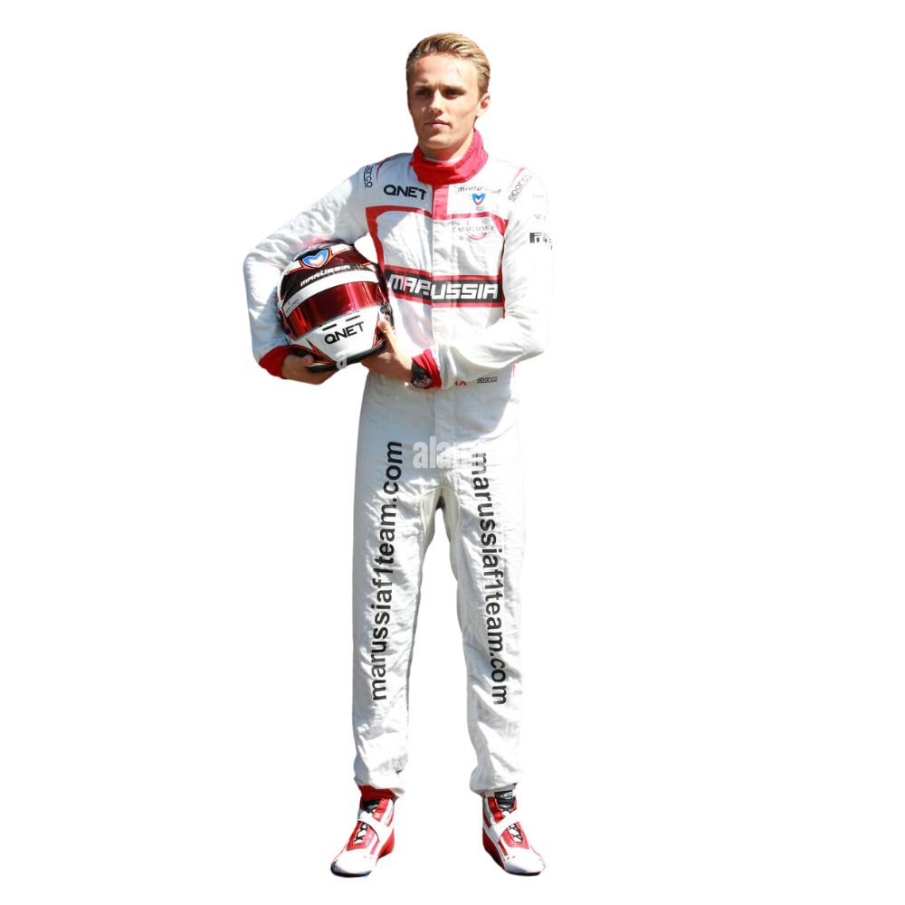 Combinaison de course de l'équipe F1 Max Chilton Marussia 2014