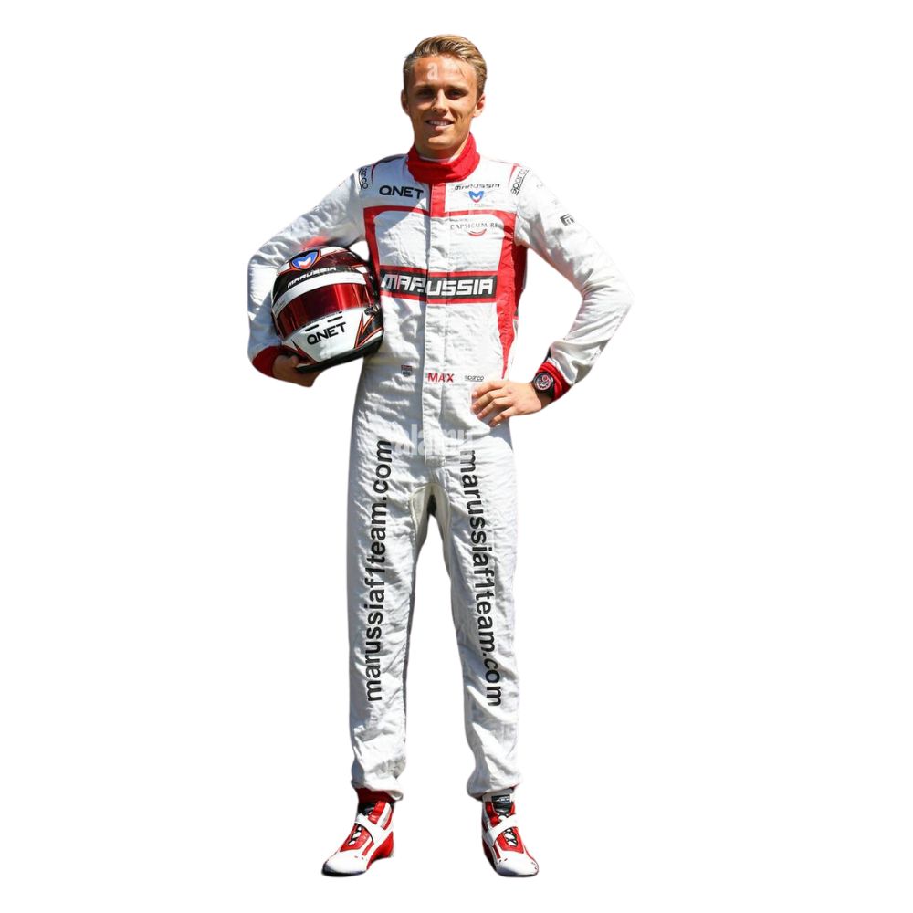 Combinaison de course de l'équipe F1 Max Chilton Marussia 2014