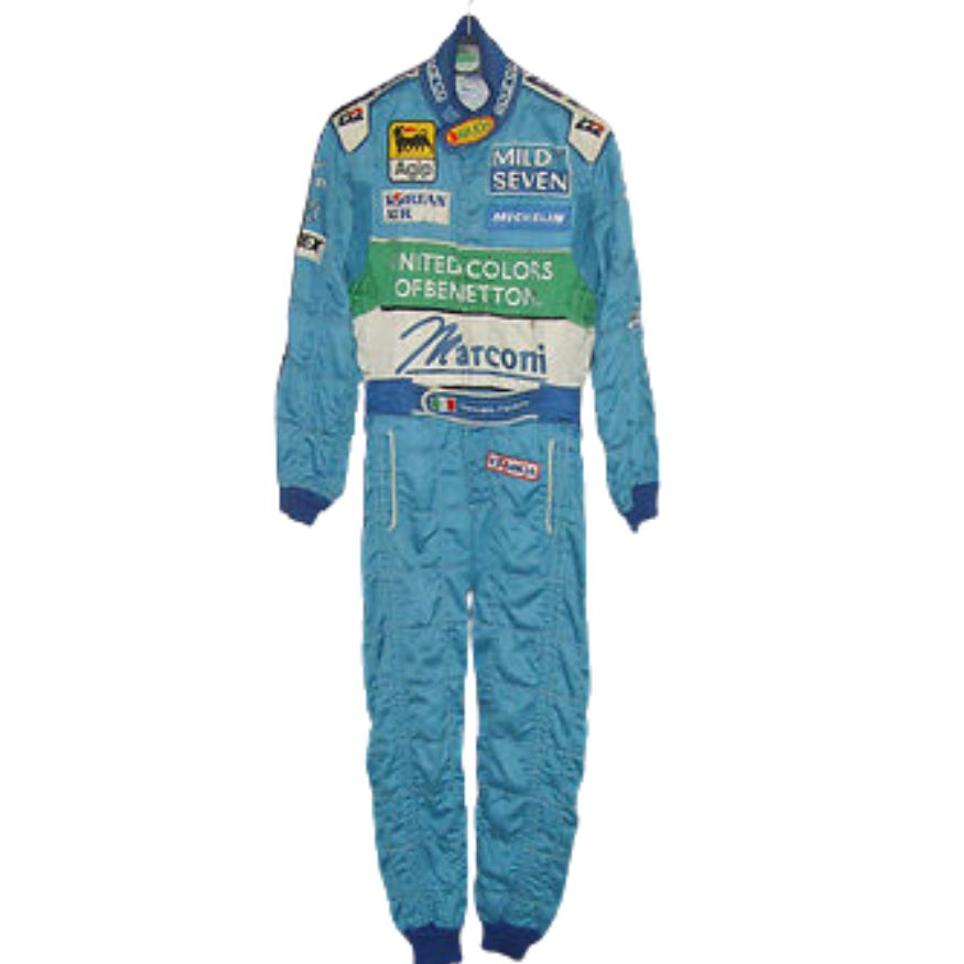 Combinaison de course Benetton F1 de Giancarlo Fisichella années 2000