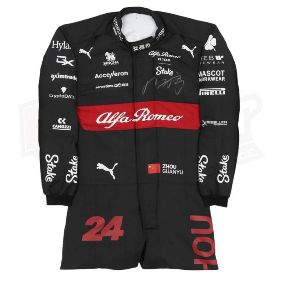 Réplique du costume F1 Zhou Guanyu Alfa Romeo 2023