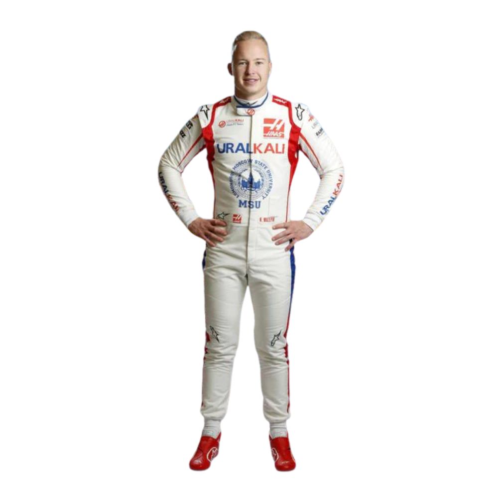 Costume Réplique Course F1 Nikita Mazepin Haas 2021