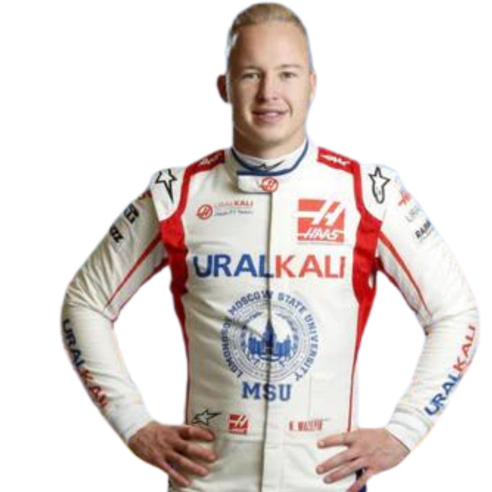Costume Réplique Course F1 Nikita Mazepin Haas 2021
