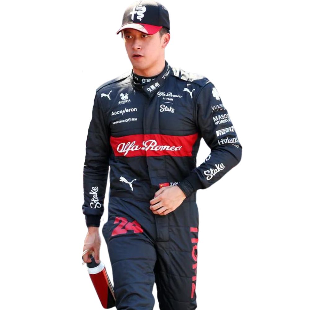 Réplique du costume F1 Zhou Guanyu Alfa Romeo 2023