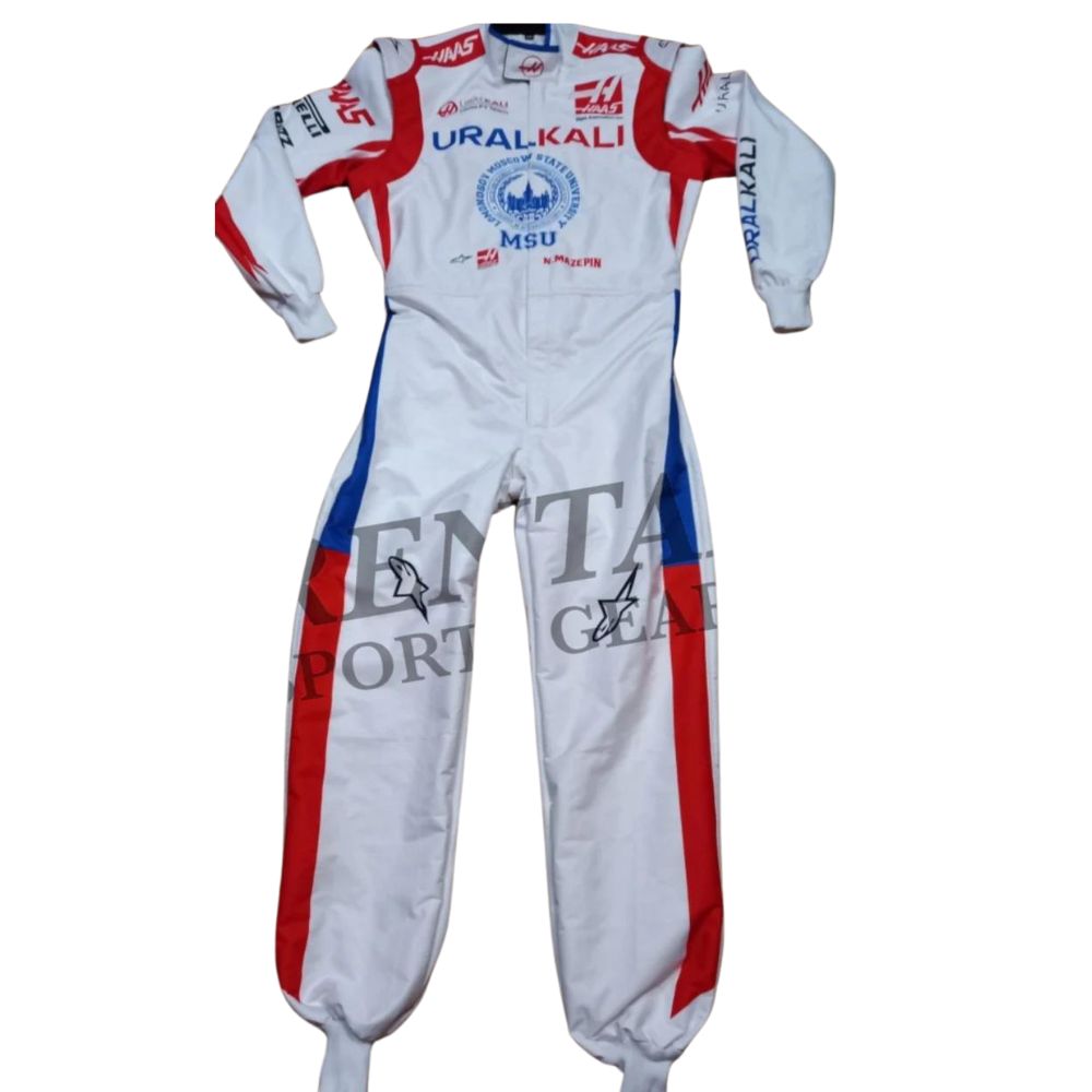 Costume Réplique Course F1 Nikita Mazepin Haas 2021