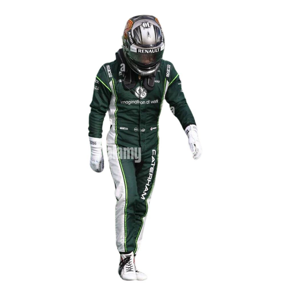 Combinaison de course de l'équipe F1 Kamui Kobayashi Caterham 2014