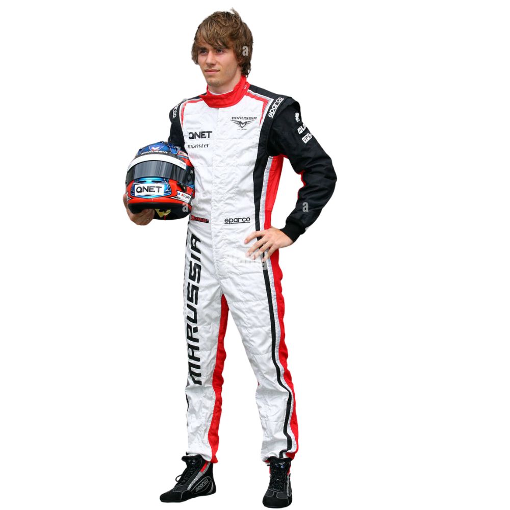 Combinaison de course de Formule 1 Charles Pic Marussia 2012